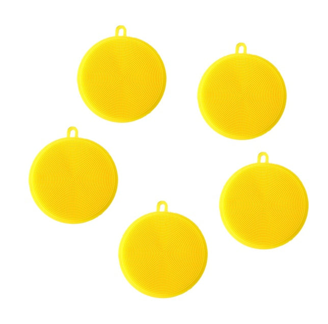 Eco-Friendly Silicone Dish Scrubber – Durable & Gentle Cleaning Pad