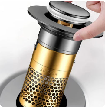 Stainless Steel Drain Hair Catcher β Stop Clogs Instantly