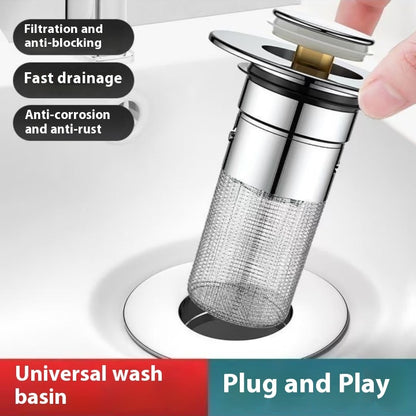 Stainless Steel Drain Hair Catcher – Stop Clogs Instantly