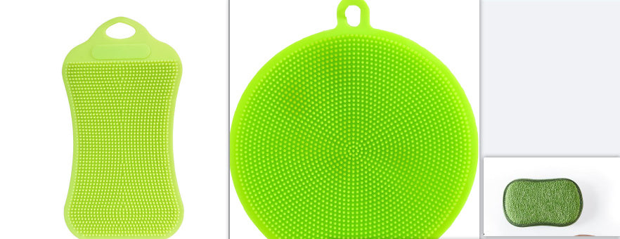 Eco-Friendly Silicone Dish Scrubber – Durable & Gentle Cleaning Pad