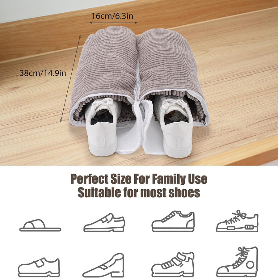 Microfiber Shoe Laundry Bag – Wash Shoes Safely, No Damage, No Noise
