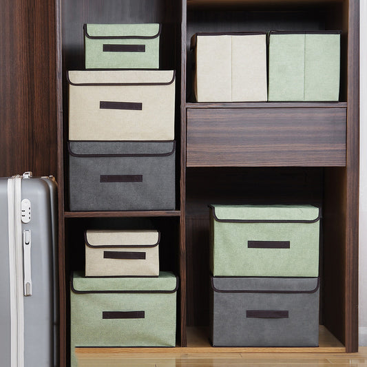 Fabric Clothes Storage Box – Foldable Wardrobe Organizer