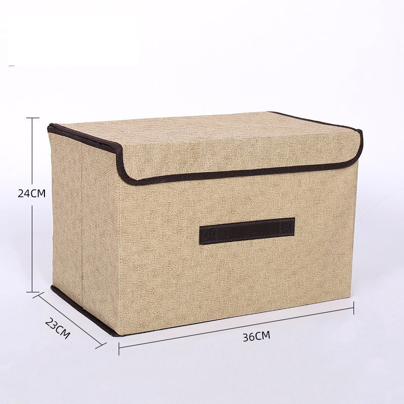 Fabric Clothes Storage Box – Foldable Wardrobe Organizer