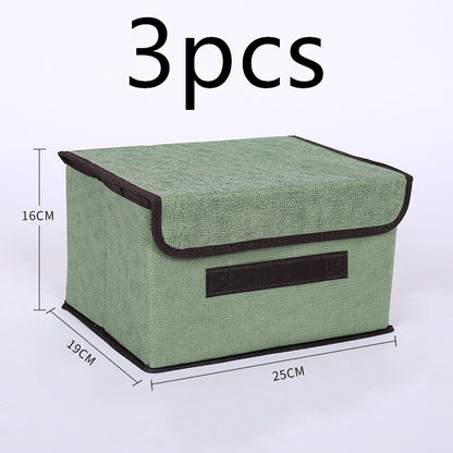 Fabric Clothes Storage Box – Foldable Wardrobe Organizer