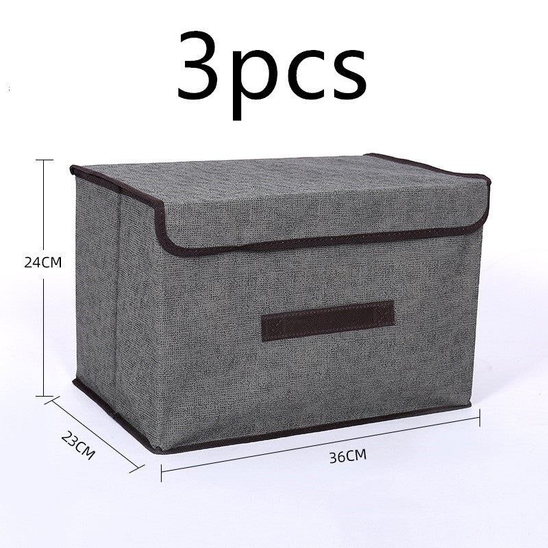 Fabric Clothes Storage Box – Foldable Wardrobe Organizer