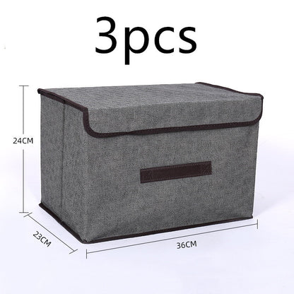 Fabric Clothes Storage Box – Foldable Wardrobe Organizer