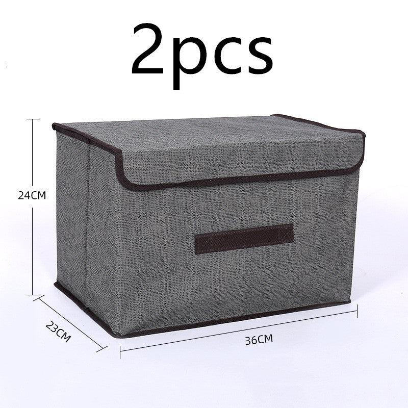 Fabric Clothes Storage Box – Foldable Wardrobe Organizer