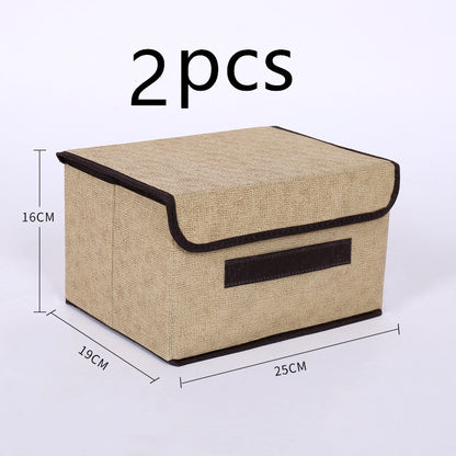 Fabric Clothes Storage Box – Foldable Wardrobe Organizer
