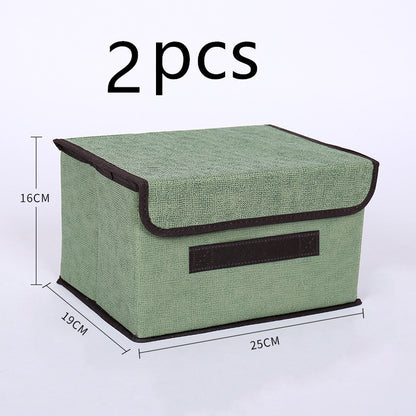 Fabric Clothes Storage Box – Foldable Wardrobe Organizer