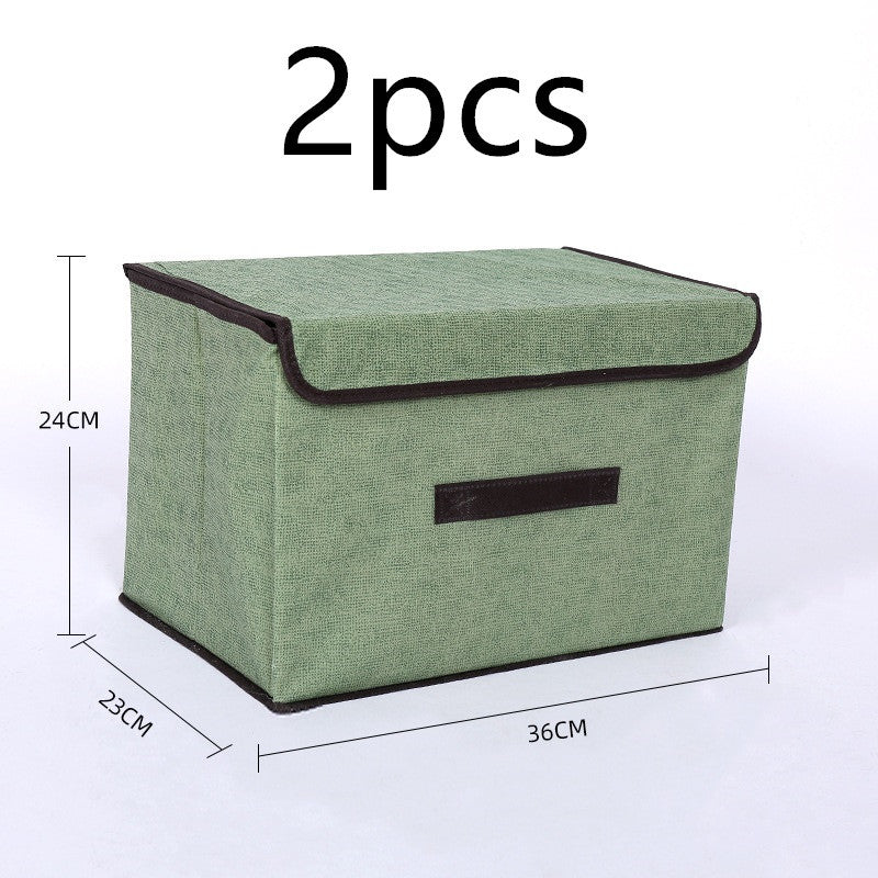 Fabric Clothes Storage Box – Foldable Wardrobe Organizer