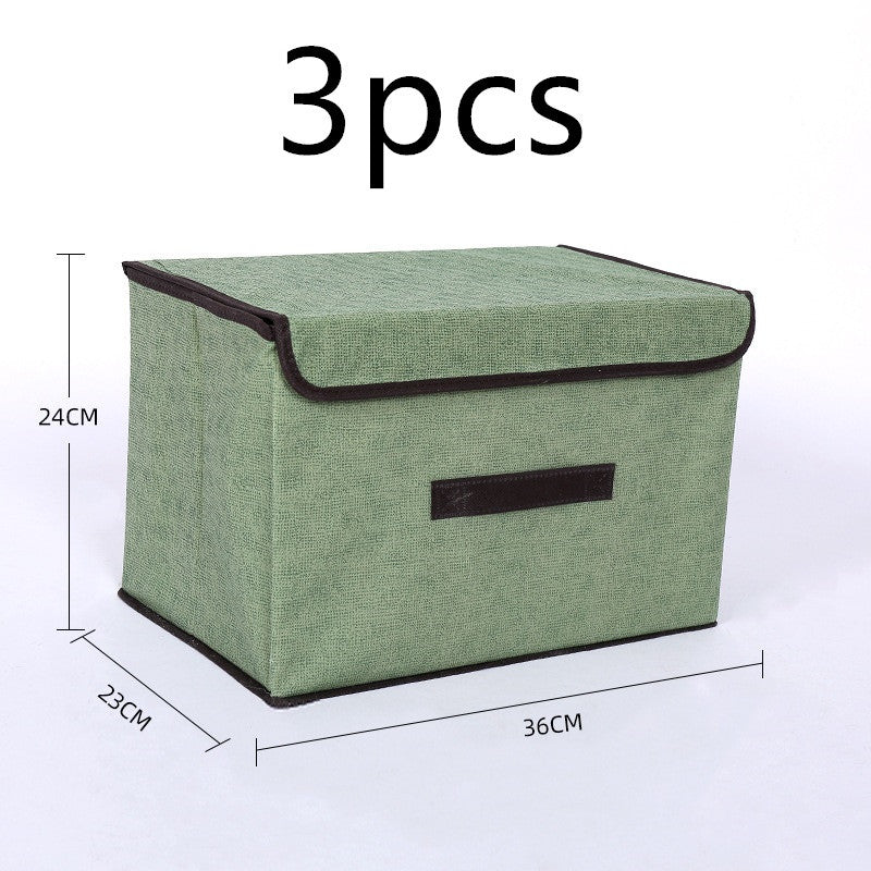 Fabric Clothes Storage Box – Foldable Wardrobe Organizer