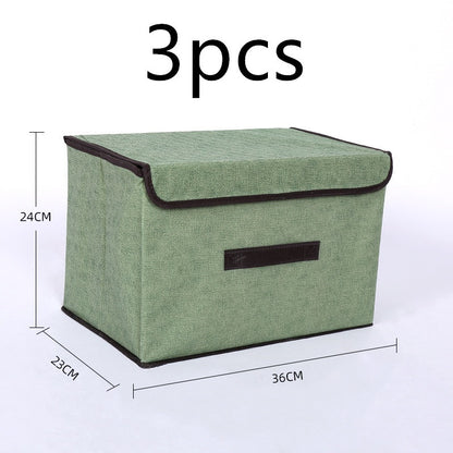 Fabric Clothes Storage Box – Foldable Wardrobe Organizer