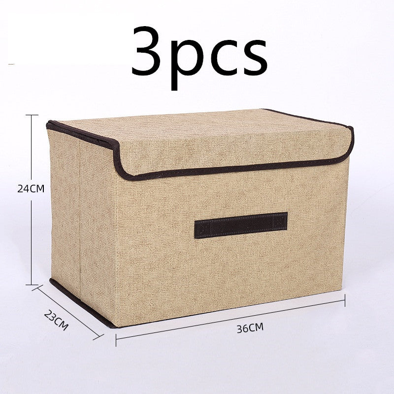 Fabric Clothes Storage Box – Foldable Wardrobe Organizer