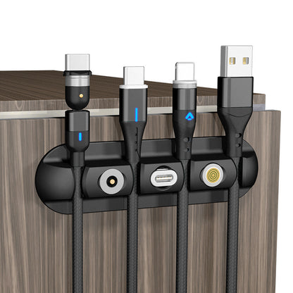 Magnetic Desktop Cable Holder – Multi-Cable Organizer