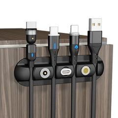 Magnetic Desktop Cable Holder – Multi-Cable Organizer