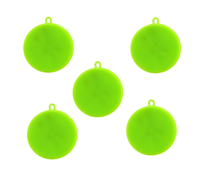 Eco-Friendly Silicone Dish Scrubber – Durable & Gentle Cleaning Pad
