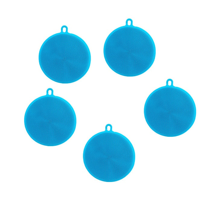 Eco-Friendly Silicone Dish Scrubber – Durable & Gentle Cleaning Pad