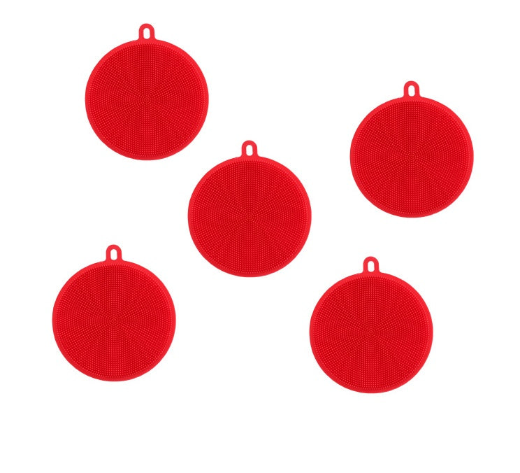 Eco-Friendly Silicone Dish Scrubber – Durable & Gentle Cleaning Pad