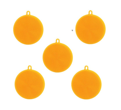 Eco-Friendly Silicone Dish Scrubber – Durable & Gentle Cleaning Pad