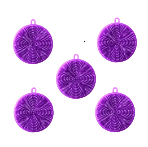 Eco-Friendly Silicone Dish Scrubber – Durable & Gentle Cleaning Pad