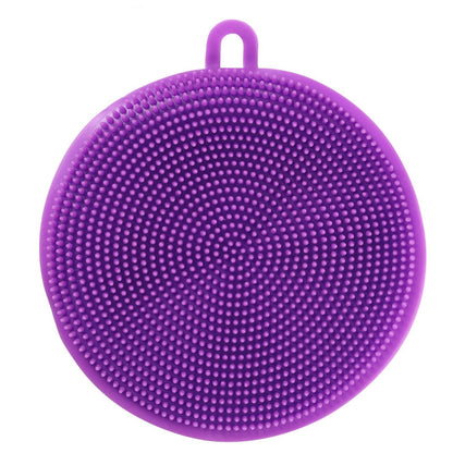Eco-Friendly Silicone Dish Scrubber – Durable & Gentle Cleaning Pad