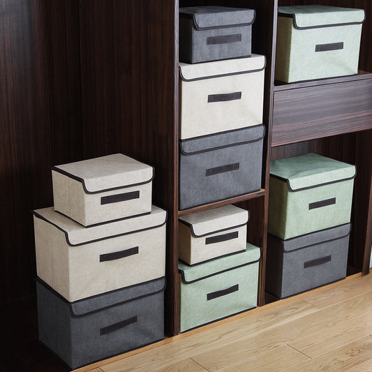 Fabric Clothes Storage Box – Foldable Wardrobe Organizer