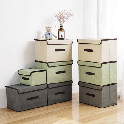 Fabric Clothes Storage Box – Foldable Wardrobe Organizer