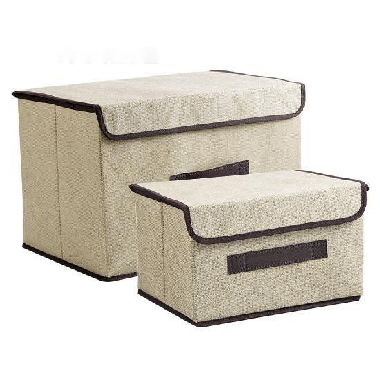 Fabric Clothes Storage Box – Foldable Wardrobe Organizer