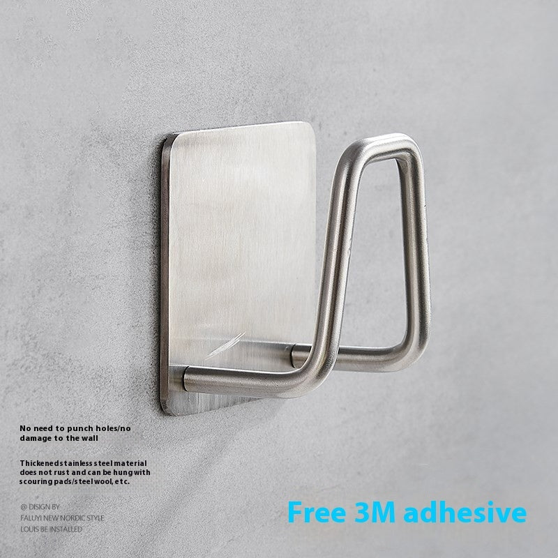 Stainless Steel Sponge Holder – Strong Adhesive Sink Organizer