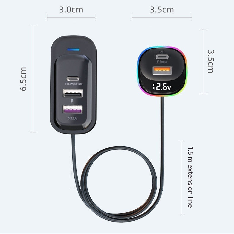 Super Fast Car Charger – Multi-Function Adapter