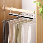 Foldable Multi-Layer Trouser Hanger – Space Saver