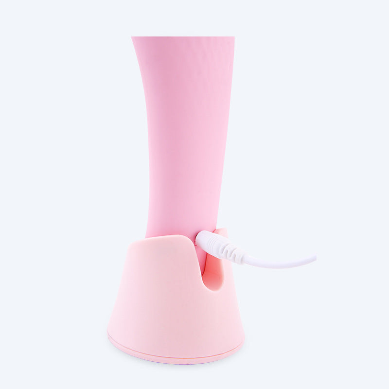 Silicone Facial Cleansing Brush – Electric Vibration Skin Exfoliator