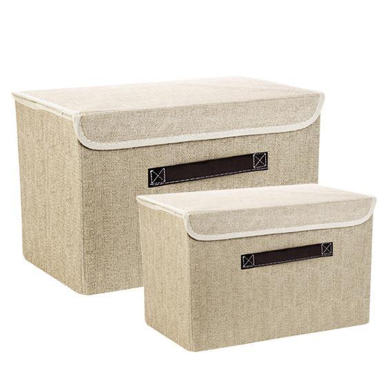 Fabric Clothes Storage Box – Foldable Wardrobe Organizer