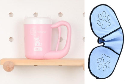 Pet Paw Cleaning Cup – Gentle Silicone Paw Washer