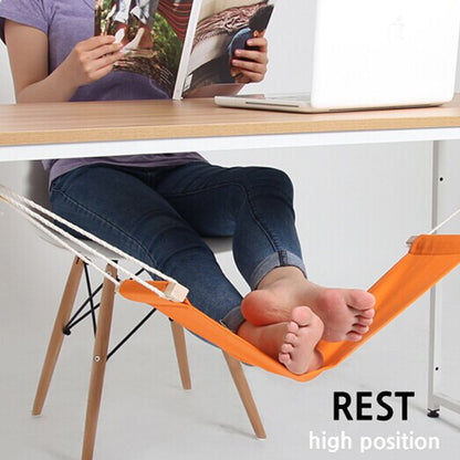 Under-Desk Foot Hammock – Office Relaxation Foot Rest