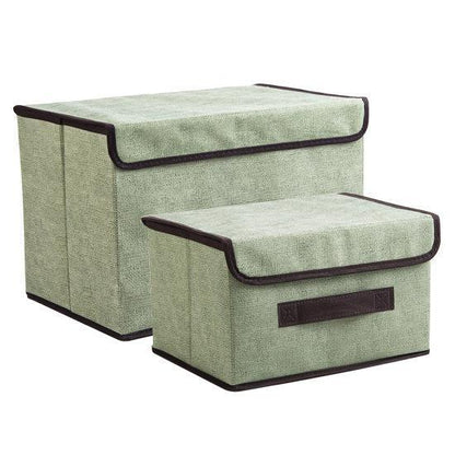 Fabric Clothes Storage Box – Foldable Wardrobe Organizer