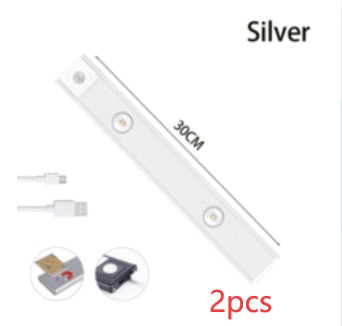 ⭐ Motion Sensor LED Night Light – USB Rechargeable