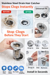 Stainless Steel Drain Hair Catcher – Stop Clogs Instantly