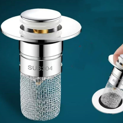 Stainless Steel Drain Hair Catcher – Stop Clogs Instantly