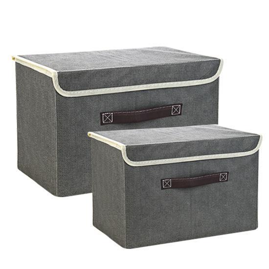 Fabric Clothes Storage Box – Foldable Wardrobe Organizer