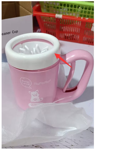 Pet Paw Cleaning Cup – Gentle Silicone Paw Washer