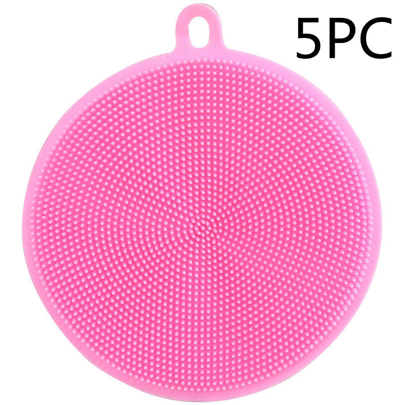 Eco-Friendly Silicone Dish Scrubber – Durable & Gentle Cleaning Pad
