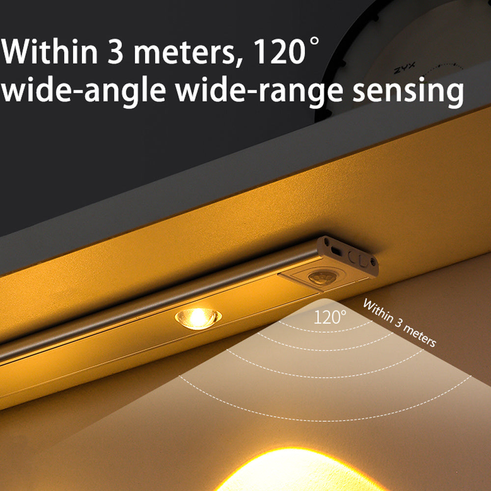 ⭐ Motion Sensor LED Night Light – USB Rechargeable