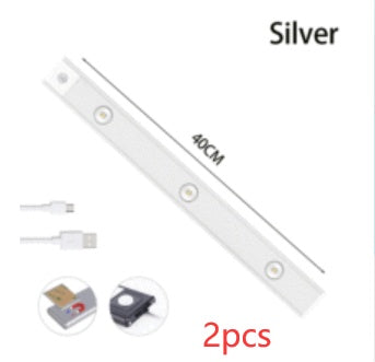 ⭐ Motion Sensor LED Night Light – USB Rechargeable