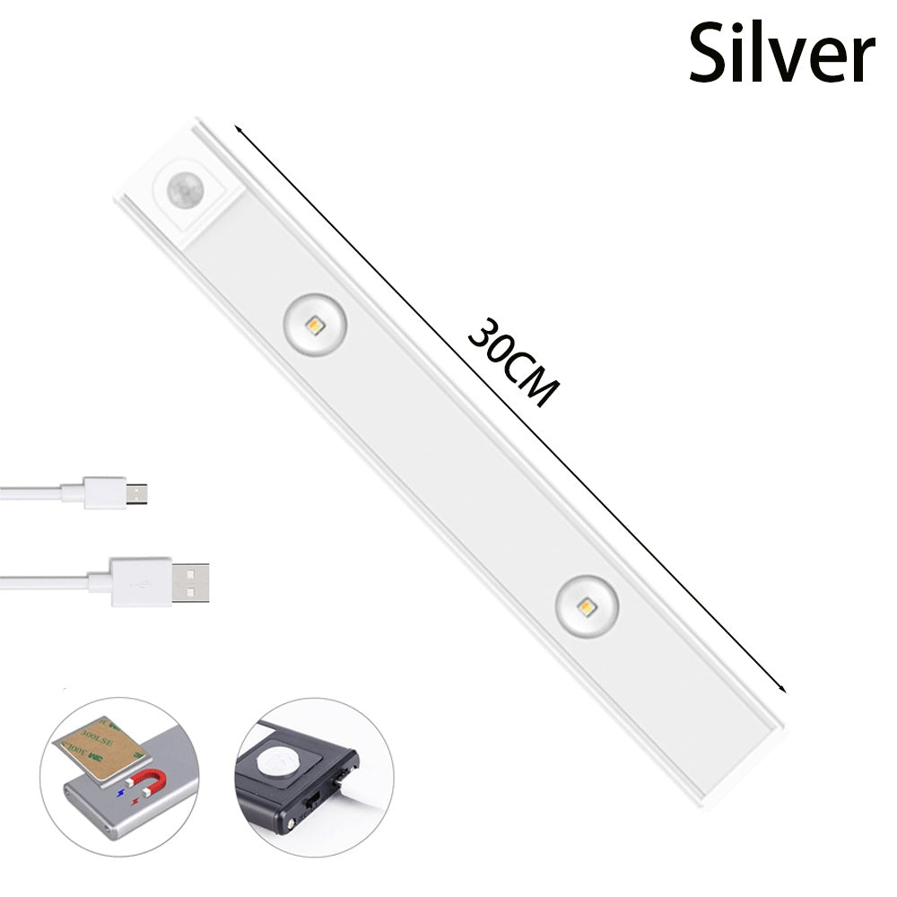 ⭐ Motion Sensor LED Night Light – USB Rechargeable