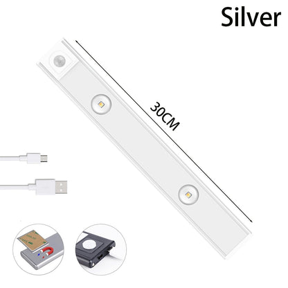⭐ Motion Sensor LED Night Light – USB Rechargeable