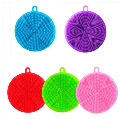 Eco-Friendly Silicone Dish Scrubber – Durable & Gentle Cleaning Pad