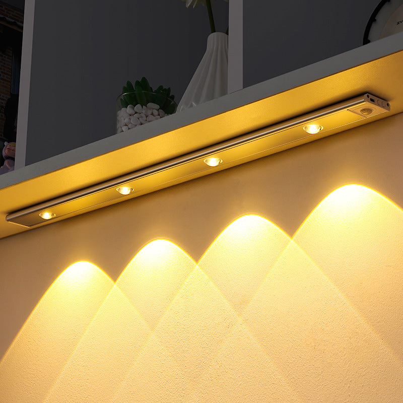 ⭐ Motion Sensor LED Night Light – USB Rechargeable