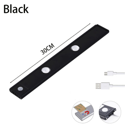 ⭐ Motion Sensor LED Night Light – USB Rechargeable