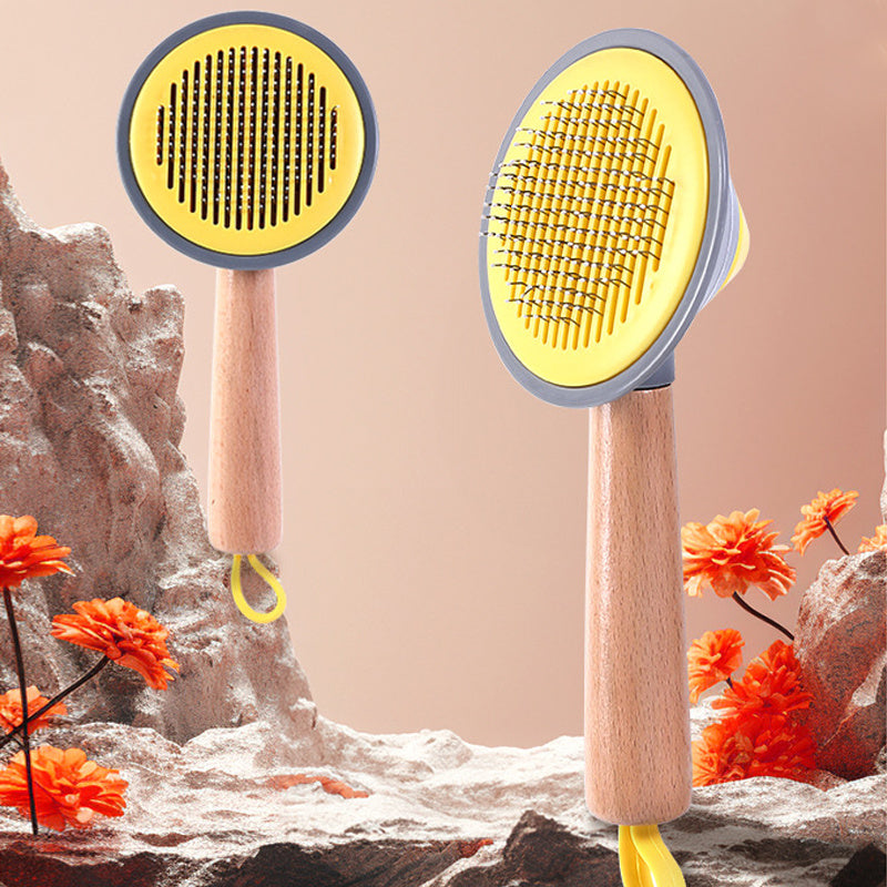 OneKey Pet Hair Grooming Comb – Self-Cleaning Brush
